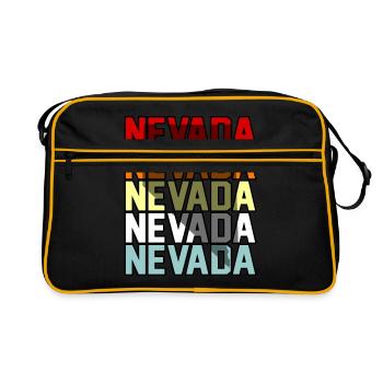 De bonnes choses cultivées au Nevada Cadeau - Sac Retro - noir/or - Devant