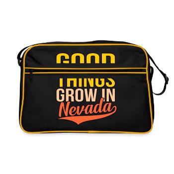 De bonnes choses cultivées au Nevada Cadeau - Sac Retro - noir/or - Devant
