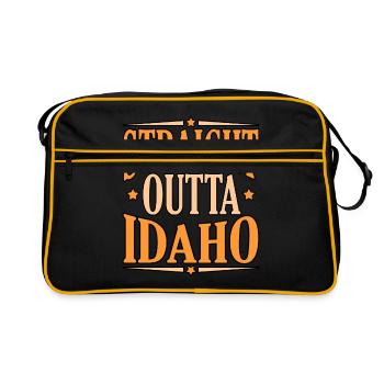 Directly from Idaho Gift - Retro Bag - black/gold - Front