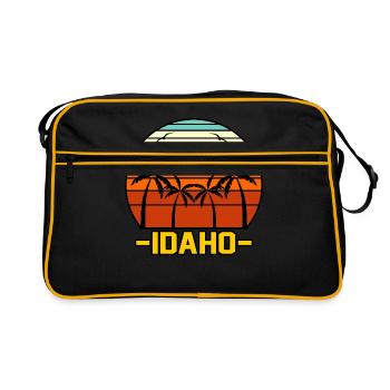 Idaho Explore Gift - Retro Bag - black/gold - Front