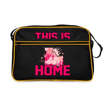 Home Idaho Gift - Retro Bag - black/gold - Front