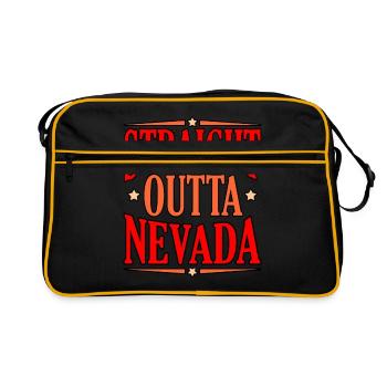 Directly from Nevada Gift - Retro Bag - black/gold - Front