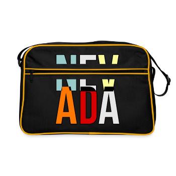 Nevada Life Gift - Retro Bag - black/gold - Front