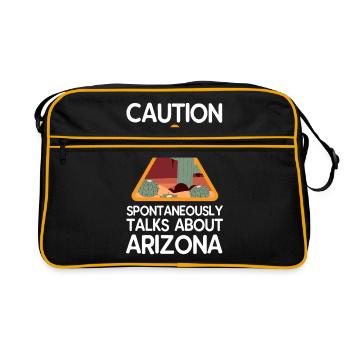 Conversations About Arizona Poison - Retro Bag - black/gold - Front