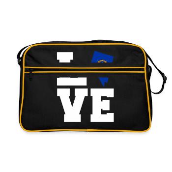 Nevada root gift - Retro Bag - black/gold - Front