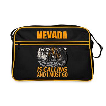 Nevada root gift - Retro Bag - black/gold - Front