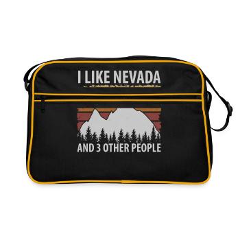 Nevada root gift - Retro Bag - black/gold - Front