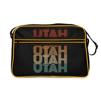 Utah - Retro Bag - black/gold - Front