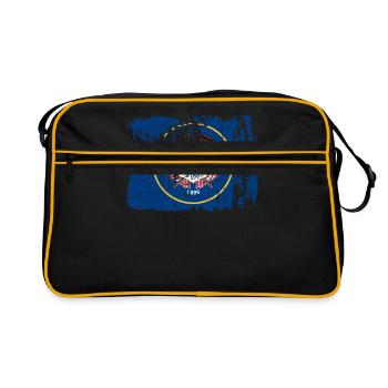Utah - Retro Bag - black/gold - Front