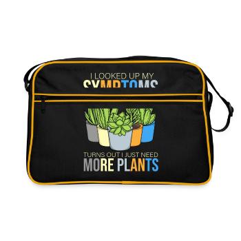 Plantes en pot Cadeau Femmes Fleuriste Plantes - Sac Retro - noir/or - Devant