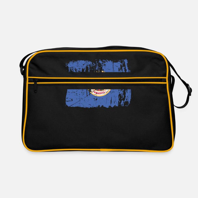 Stolzes Flaggen geschenk Minnesotas Retro Tasche