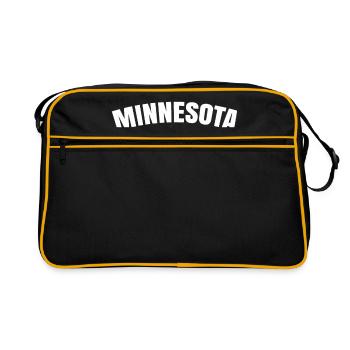 Minnesota Life Gift - Retro Bag - black/gold - Front