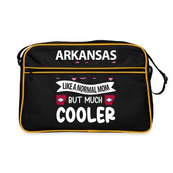 Cadeau de mère de l’Arkansas - Sac Retro - noir/or - Devant