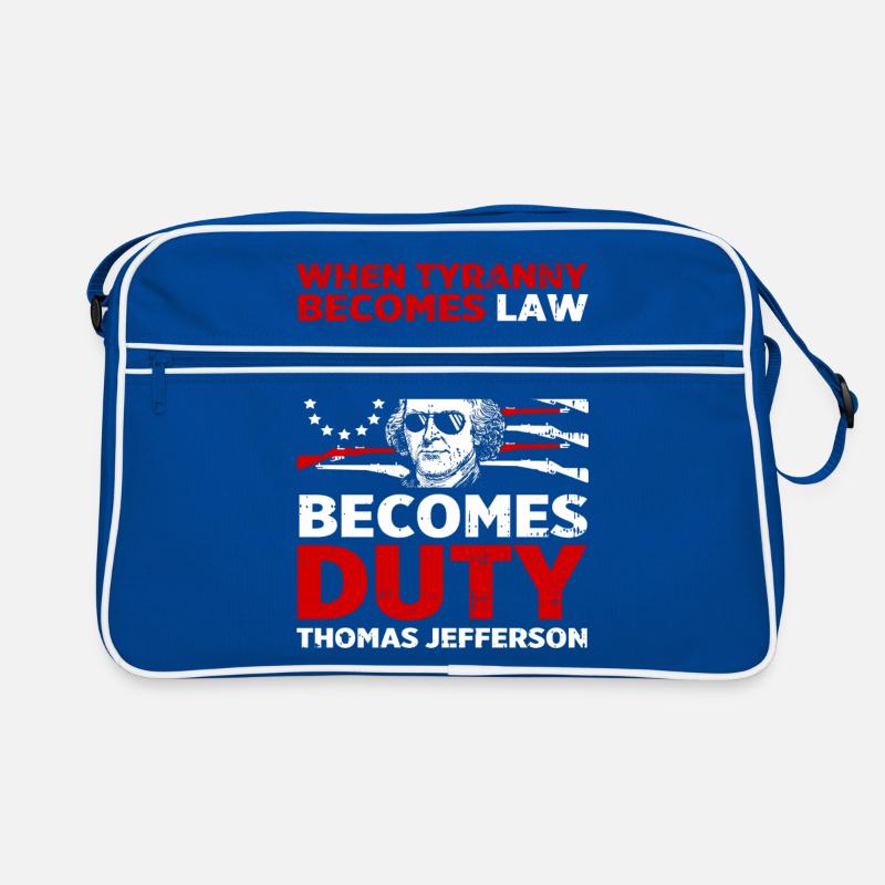 Thomas Jefferson Retro Tasche