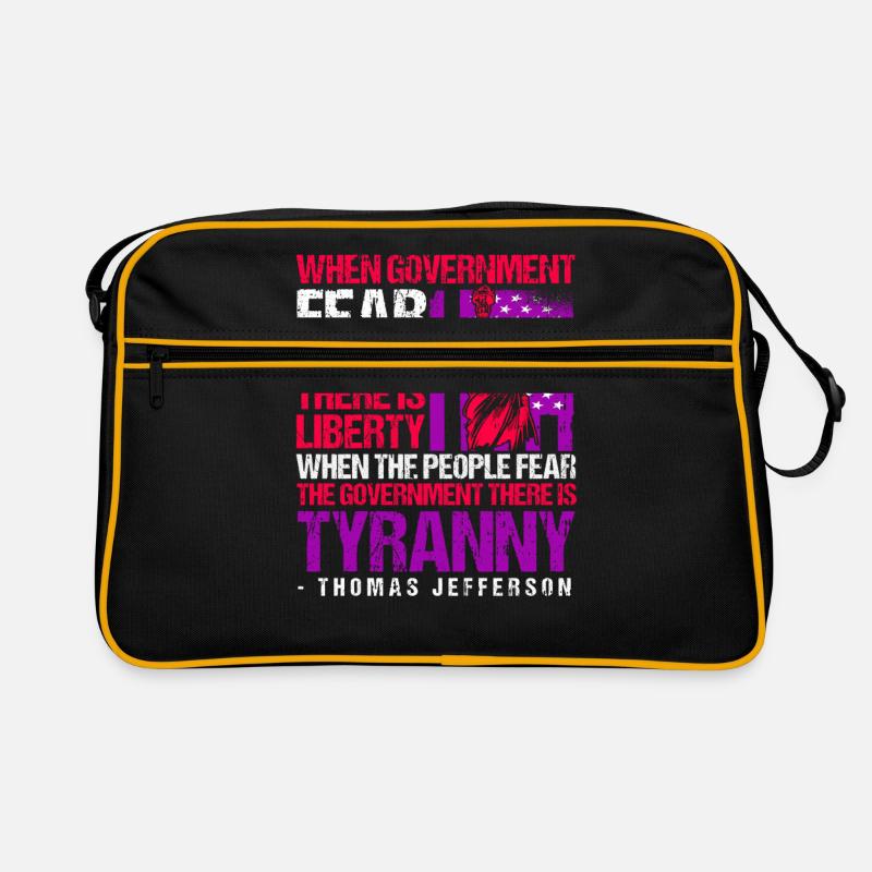 Thomas Jefferson Retro Tasche