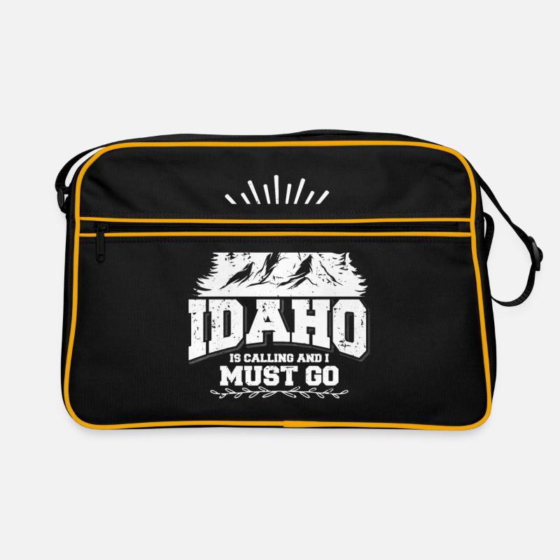 Idaho Berge Weinlese Retro Tasche