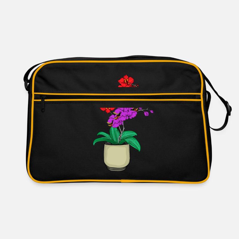 Orchid Carnivorous Venus Flytrap Retro Bag
