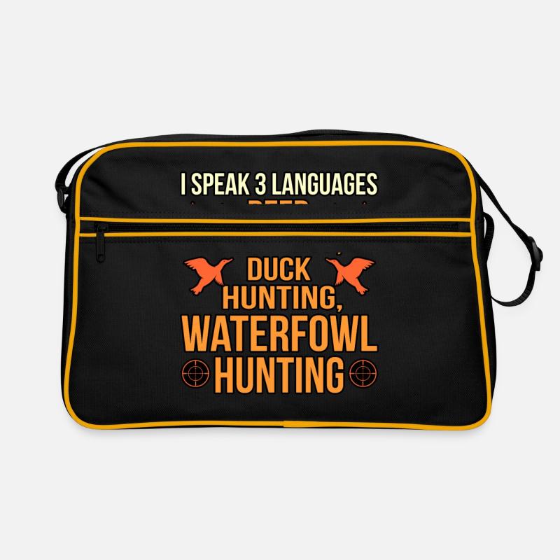 Geschenkidee für die Wasservogeljagd Retro Tasche