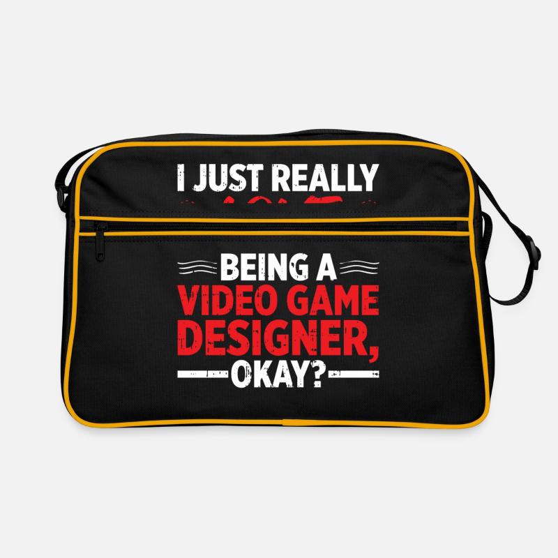 Video Game Designer Retro Tasche