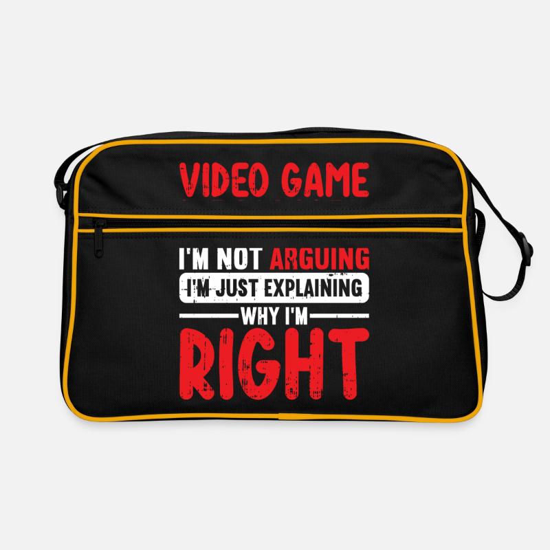 Video Game Designer Retro Tasche