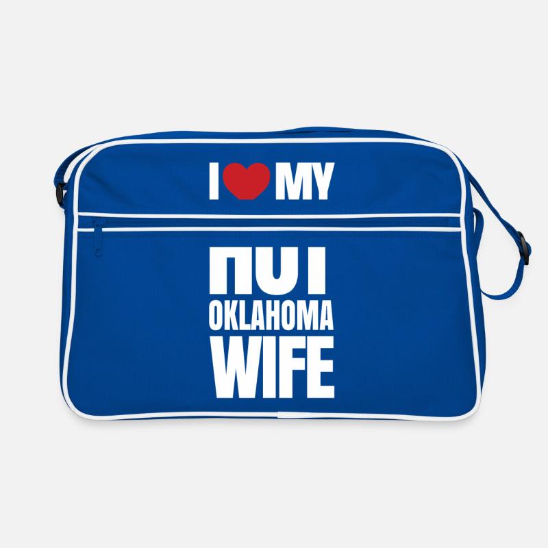 Oklahoma Ehefrau Geschenk Retro Tasche