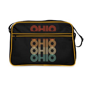 Ohio Residents Gift - Retro Bag - black/gold - Front