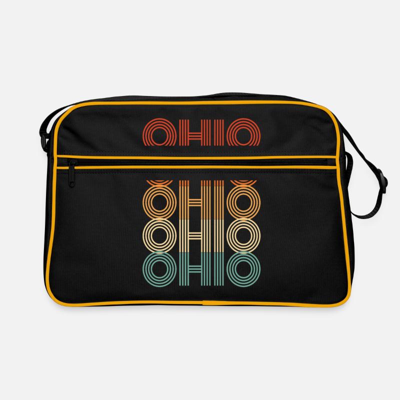 Ohio Einwohner Geschenk Retro Tasche
