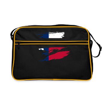 Cadeau d’un résident du Texas - Sac Retro - noir/or - Devant