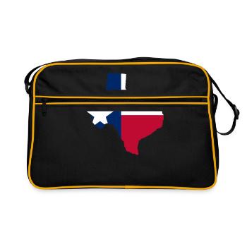 Cadeau maison texas - Sac Retro - noir/or - Devant