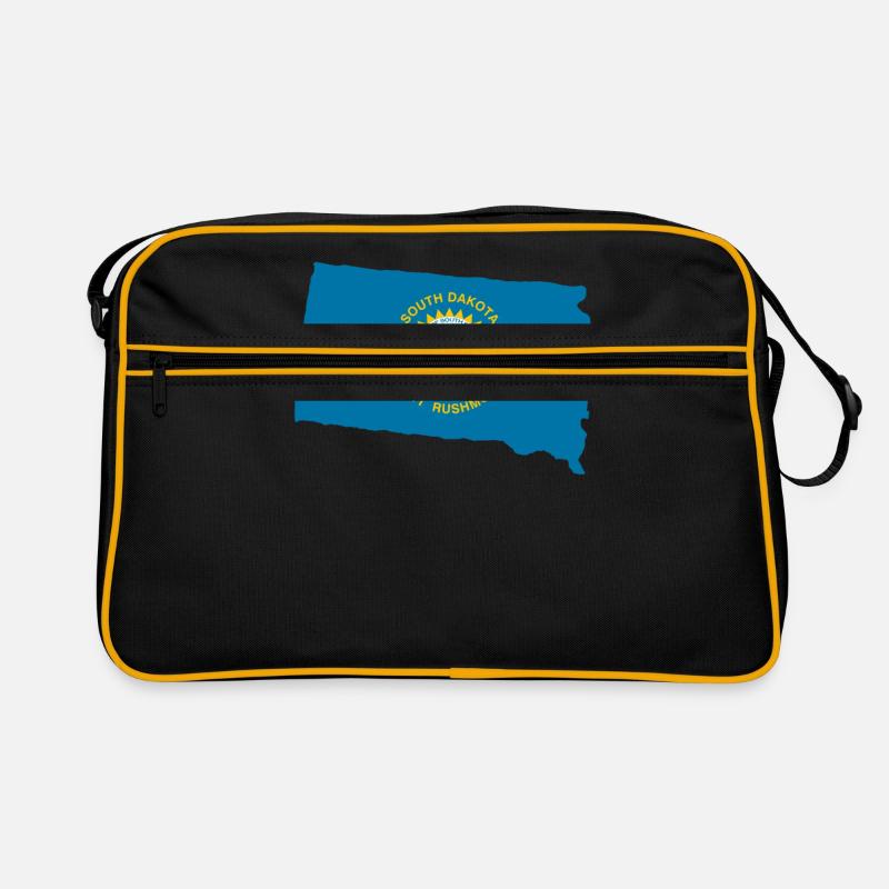 South Dakota Travel Gift Retro Bag