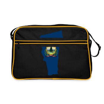 Cadeau de maison vermont - Sac Retro - noir/or - Devant