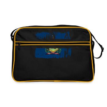 Beauté du Vermont cadeau - Sac Retro - noir/or - Devant