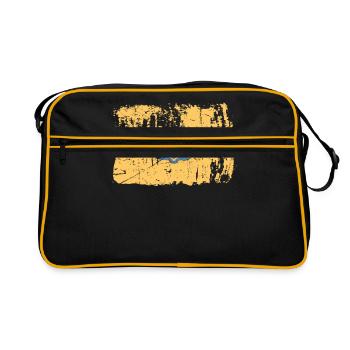 Beauté du cadeau du New Jersey - Sac Retro - noir/or - Devant
