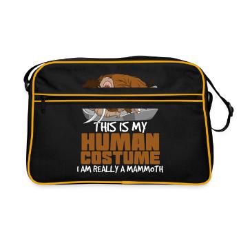 Mammut - Retro Tasche - Schwarz/Gold - Vorne
