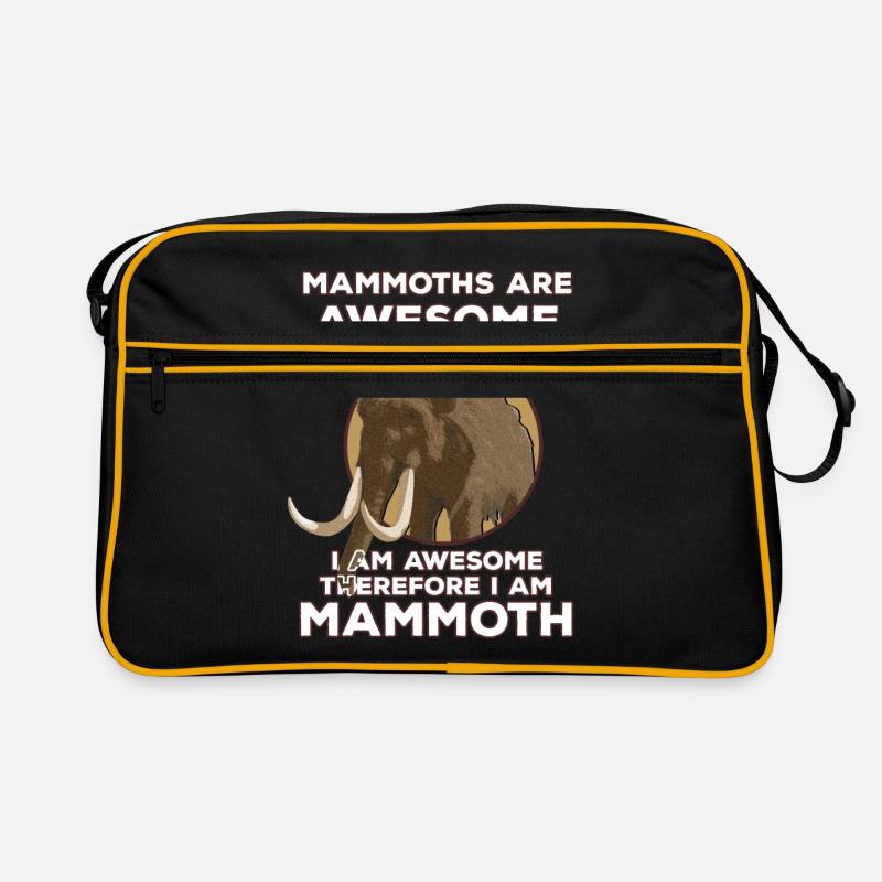 Mammut - Retro Tasche - Schwarz/Gold
