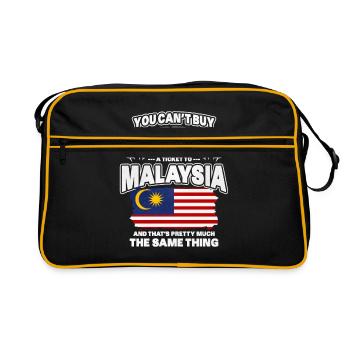 Malaisie - Sac Retro - noir/or - Devant
