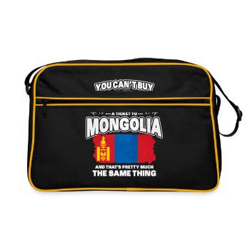 Mongolia - Retro Bag - black/gold - Front