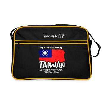 Taiwan - Sac Retro - noir/or - Devant