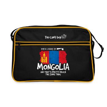 Mongolia - Retro Bag - black/gold - Front