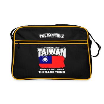 Taiwan - Sac Retro - noir/or - Devant
