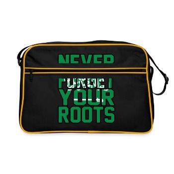 Arabie Saoudite - Sac Retro - noir/or - Devant
