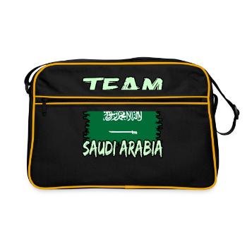 Arabie Saoudite - Sac Retro - noir/or - Devant