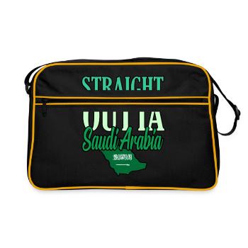 Arabie Saoudite - Sac Retro - noir/or - Devant