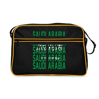 Arabie Saoudite - Sac Retro - noir/or - Devant
