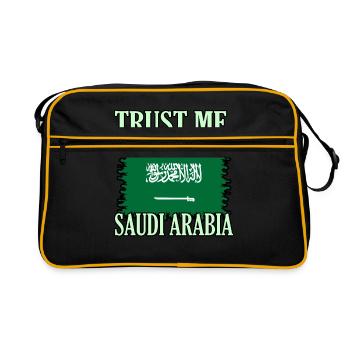 Arabie Saoudite - Sac Retro - noir/or - Devant