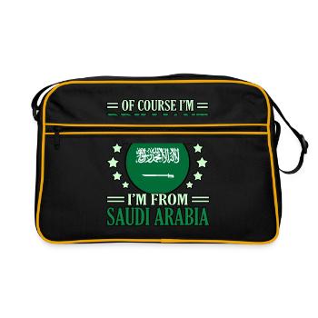 Arabie Saoudite - Sac Retro - noir/or - Devant