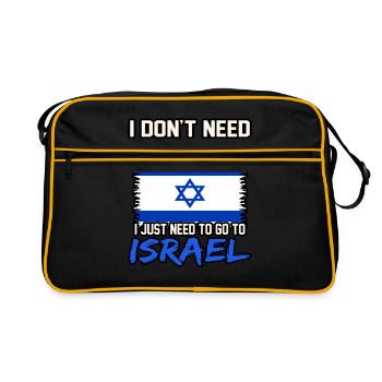 Israël - Sac Retro - noir/or - Devant