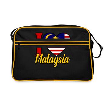 Malaisie - Sac Retro - noir/or - Devant