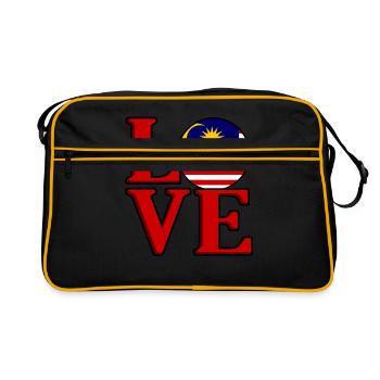 Malaisie - Sac Retro - noir/or - Devant