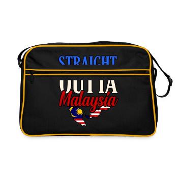 Malaisie - Sac Retro - noir/or - Devant